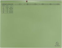Exacompta 370425B Exaflex Premium Kanzlei-Hängehefter (2 Abheftvorrichtungen, Rechtsheftung) 1 Stück, grün