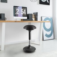 Unilux Moove Ergonomischer Bürohocker, Höhenverstellbarer Sitzhocker mit integriertem Bewegungsfeedback für dynamisches & gesundes Sitzen