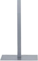UNILUX Garderobenständer Spirit aus Stahl, 175 cm, grau