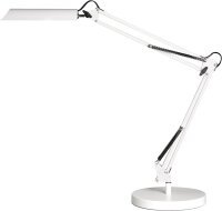 UNILUX LED Schreibtischleuchte Swingo, dimmbar, weiß [Energieklasse D]