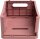 EXACOMPTA - Art.-Nr. 27138D – 1 Aufbewahrungsbox Smart Case Midi Mehrzweck, flach verpackt – Format A5+ – Maße: 27,6 x 18,8 x 12 cm – Altrosa