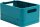 EXACOMPTA - Ref. 27034D – 1 Aufbewahrungsbox, faltbar, Smart Case Mini, vielseitig einsetzbar, flach verpackt – Format A6+ – Maße: 18,8 x 13,8 x 9,5 cm – Pazifikblau