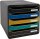 Exacompta - 309505D Big Box Plus 5 Schubkästen Neo Deco 5 verschiedene Farben