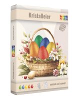 Eierfarben - Kristalleier - 5 Gel-Farben - Kristalle und...