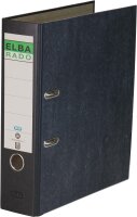 Elba Recycling-Ordner A4, Rado Wolkenmarmor, 8 cm breit, schwarz, 1 Stück