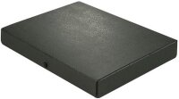 Elba Dokumenten-Box A4 aus Hartpappe, 4 cm Füllhöhe, schwarz