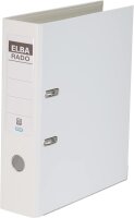 Elba Ordner A4, rado plast, 8cm breit, Kunststoff, weiß, 1 Stück