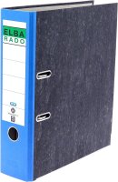 Elba Recycling-Ordner A4, Rado Wolkenmarmor, 8 cm breit, blau, 1 Stück
