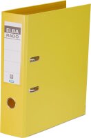 Elba Ordner A4, rado plast, 8cm breit, Kunststoff, gelb,...