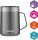 Contigo Streeterville Desk Mug, isolierter Kaffee-Thermobecher mit Henkel aus Edelstahl, Coffee to go Becher mit Deckel, hält Kaffee und Tee bis zu 5 Stunden warm, ideal fürs Büro & Zuhause, 420 ml