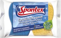 Spontex Geschirrschwamm , Kratzfrei & saugstark, 2 Stück (1er Pack)