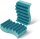 Spontex Flexy Fresh x4, der effiziente Reinigungsschwamm mit antibakteriellem Schutz, flexibel, lange frisch, kratzfrei, 1 x 4 Stück