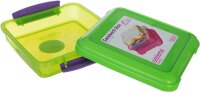 Sistema Lunch TO GO Brotdose Sandwichbox | 450 ml | stapelbare Lunchbox mit auslaufsicherem Deckel | für Kinder & Erwachsene | BPA-frei | Gemischte Farben (nicht auswählbar)