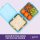 Sistema Brotdose Kinder mit Fächern | Lunch Cube, 1,4 l | Lunchbox mit Deckel | BPA-frei | Gemischte Farben (nicht auswählbar)