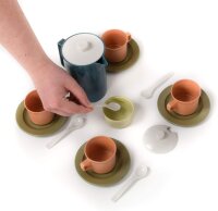 dantoy - bioplast line Kaffeeservice - für Matschküche - Kinder Lernspielzeug Outdoor