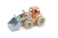 Dantoy - Bio Traktor – Ab 2 Jahre - Der Traktor ist ein in Dänemark hergestelltes Spielzeug - Aus Biokunststoff - Großer Frontlader - für fantasievolle Rollenspiele - Maschinenwaschbar