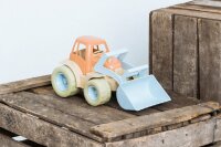 Dantoy - Bio Traktor – Ab 2 Jahre - Der Traktor ist ein in Dänemark hergestelltes Spielzeug - Aus Biokunststoff - Großer Frontlader - für fantasievolle Rollenspiele - Maschinenwaschbar