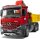 bruder 03651 - Mercedes-Benz Arocs Baustellen-LKW mit Kran, Schaufelgreifer, Palettengabeln, 2 Paletten - 1:16 Transporter Baustellenfahrzeug Muldenkipper Spielzeug Truck