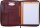 Rhodia 168123C - Konferenzmappe Rhodiarama 25,5x34 cm, mit Etui, dehnbare Haupttasche, 2 flache Reißverschlusstaschen, Kartenfächer, Stiftehalter, Cover aus Kunstleder Weinrot, 1 Stück