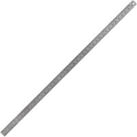 Linex SL100 Stahl-Lineal, 1000 x 35mm, cm und Zoll-Skala, Umrechnungstabelle