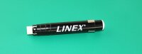 Linex Kreidehalter, für runde Kreiden bis 10 mm Durchmesser, mit Befestigungsclip, aus Metall, schwarz