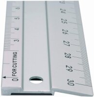 30 cm Linex Hobby Schneidelineal – Silber