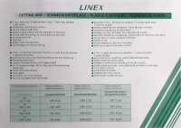 Linex Schneidematte A2 45x60cm, mit mm-Raster, selbstheilende Schnittfläche, grün
