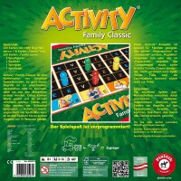 Piatnik 6050 Activity - Family Classic Der Spieleklassiker als Familien Version Junior und Originalkarten Ab 8 Jahren Für 3 bis 16 Spieler Pantomime, Zeichnen, Partyspiel