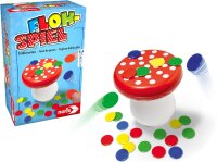 Noris 606144010 Flohspiel - Kinderspiel ab 4 Jahre – Klassisches Geschicklichkeitsspiel - für 1-4 Spieler