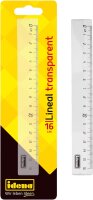 Idena 602052 - Kunststoff-Lineal mit 16 cm Länge,...