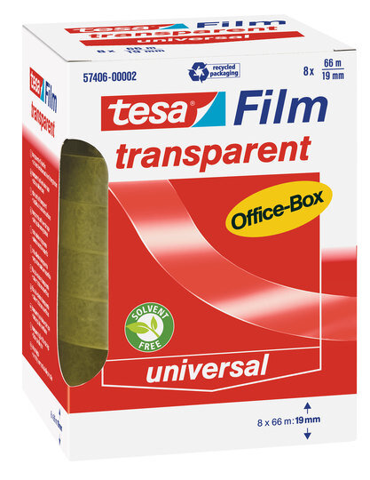 tesa transparent Office-Box 66m x 19mm 8 Rollen