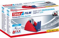 tesa FILM Easy Cut Tischabroller rot/blau für max 33m x 19mm leer