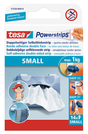 tesa Powerstrips Small, 14 Stk