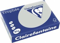Clairefontaine Trophee Color Stahlgrau 80g/m² DIN-A4...