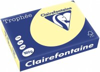 Clairefontaine Trophee Papier 2636C Gelb 160g/m² DIN-A4 - 250 Blatt