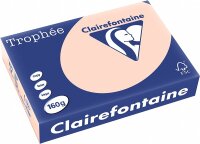 Clairefontaine Trophee 1104C Papier Lachs 160g/m² DIN-A4 - 250 Blatt