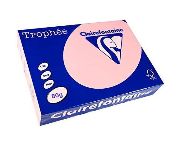 Clairefontaine Trophee Color 1973C Rosa 80g/m² DIN-A4 - 500 Blatt