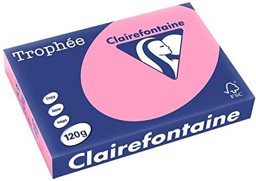 Clairefontaine Trophée Color 1277C Heckenrose 120g/m² DIN-A4 - 250 Blatt
