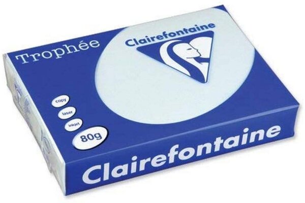 Clairefontaine Trophee Color 1971C Hellblau 80g/m² DIN-A4 - 500 Blatt