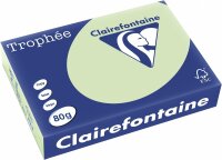 Clairefontaine Trophee Color 1777C Grün 80g/m² DIN-A4 - 500 Blatt