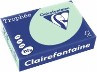 Clairefontaine Trophee 2223C Papier Hellgrün 210g/m² DIN-A4 - 250 Blatt