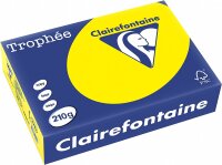 Clairefontaine Trophee Papier 2210C Kanariengelb 210g/m² DIN-A4 - 250 Blatt