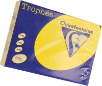 Clairefontaine Trophee Color Sonnenblumengelb 80g/m² DIN-A4 - 500 Blatt