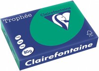 Clairefontaine Trophee 1783C Tannengrün 80g/m² DIN-A4 - 500 Blatt