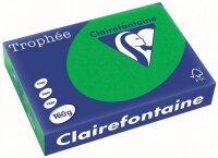 Clairefontaine Trophee Color 1007C Billiardgrün 160g/m² DIN-A4 - 250 Blatt