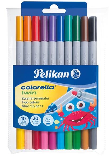 Pelikan Colorella twin C 304 10 Stifte = 20 Farben