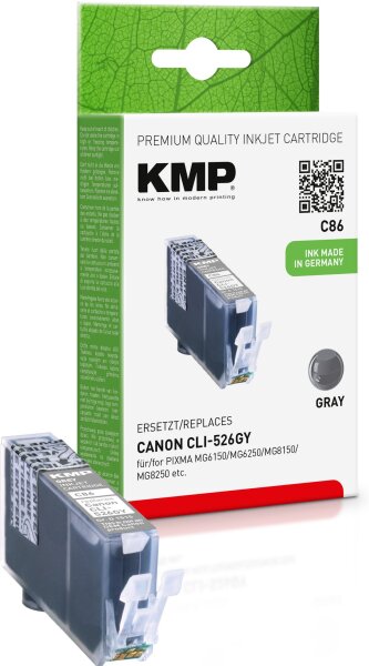 KMP C86 grau Tintenpatrone ersetzt Canon PGI-526GY