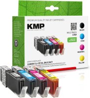 KMP Multipack C90V schwarz, cyan, magenta, gelb...