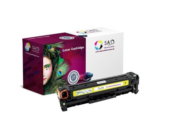 SAD Toner für HP CF212A Laserjet Pro 200 Color M251NW etc. yellow