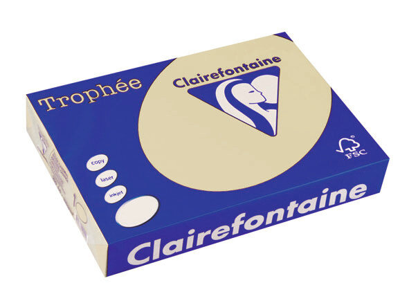 Clairefontaine Trophee 1253C Paper Pastell chamois 80g/m² DIN-A3 - 500 Blatt